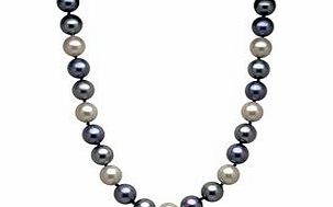 Perldor 1.2cm grey Tahitian pearl necklace