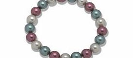 Perldor 1cm tri-tone Tahitian pearl bracelet