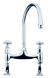 Perrin and Rowe 4192NI Traditional collection Ionian Two Hole Sink Mixer Tap