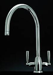 Perrin and Rowe 4861CP Contemporary Collection Oberon Single Lever C Spout Tap