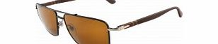 Persol PO2430S 58 Gunmetal Brown 105633 Sunglasses