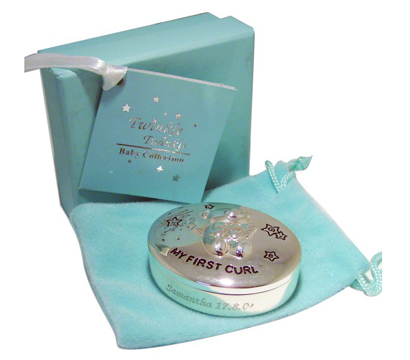 Personalised 1st Curl Trinket