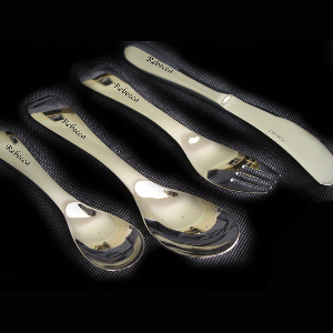 Personalised 4 Piece Cutlery Set