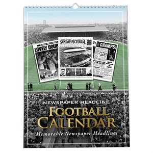 Personalised A4 Newspaper Football Calendar