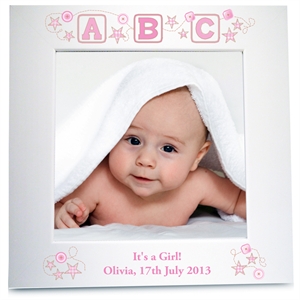 Personalised ABC Baby Photo Frame