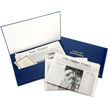 Personalised and#39;and39;and39;and39;This is Your Life Folderand39;and39;and39;and39; of original newspap