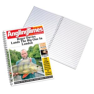 Personalised Angling Times - A4 Notebook