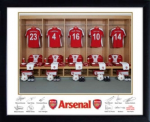 Personalised Arsenal Dressing Room Football