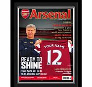 Personalised Arsenal Magazine Cover