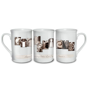 Personalised Art Deco Girlfriend Mug