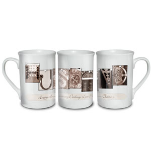 Personalised Art Deco Husband Mug
