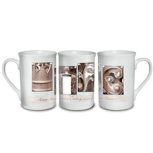 Personalised Art Deco Wife Mug