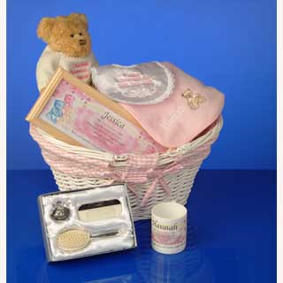 Personalised Baby Basket - Medium