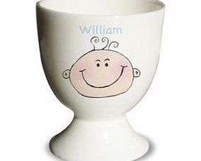 Personalised Baby Boy Egg Cup
