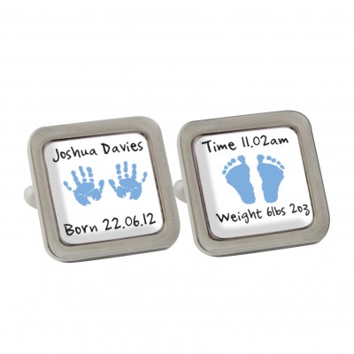 Personalised Baby Cufflinks