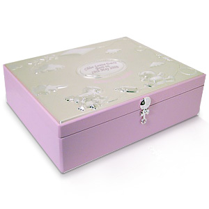 Baby Girl Keepsake Box