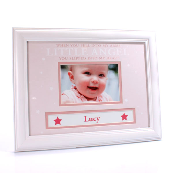 Personalised Baby Girl Photo Frame