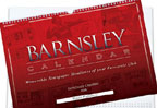 personalised Barnsley Football A3 Calendar