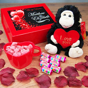 Personalised Be my Valentine Gift Box