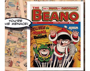 Personalised Beano Christmas Poster