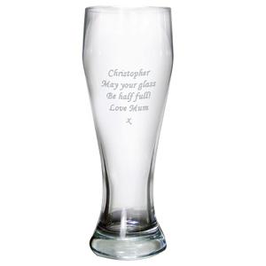 Personalised Big Lager Glass