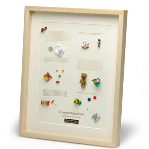 personalised Birth Baby Frame Square (Large)
