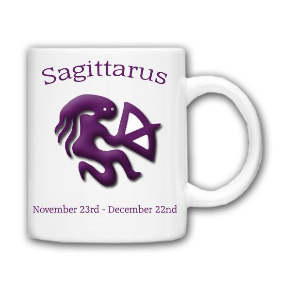personalised Birth Star Sign Mugs Sagittarius