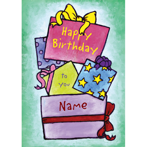 Personalised Birthday Card - Birthday Presents