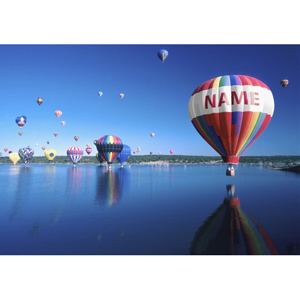 personalised Birthday Card - Hot Air Balloon