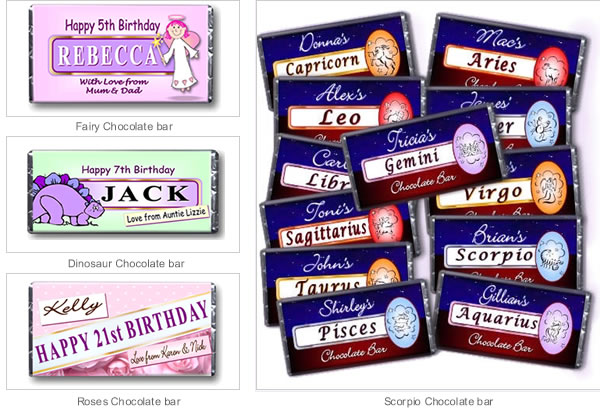 Personalised Birthday Milk Chocolate