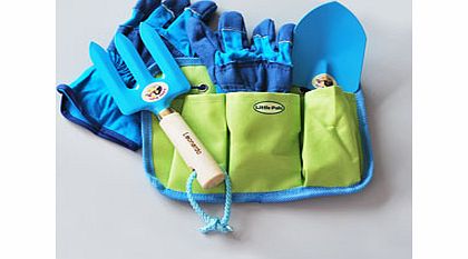 Personalised Blue Gardening Tool Kit