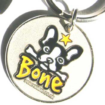 personalised Bone Dog ID Tag