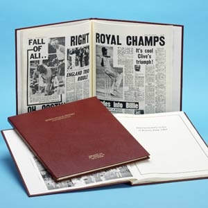 Personalised Book of Cricket History