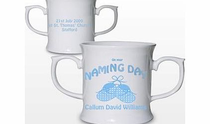 Bootee Blue Naming Day Loving Mug