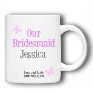 Personalised Bridesmaid Mug Bridesmaid