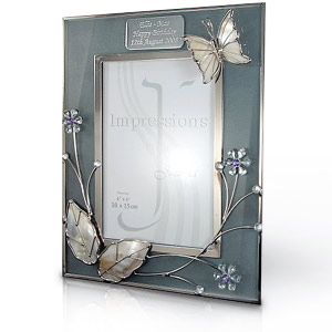 personalised Butterfly 6 x 4 Photo Frame