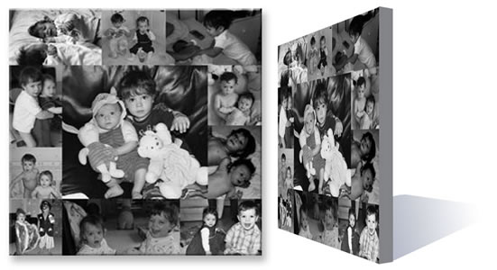 Personalised Canvas Photo Montage