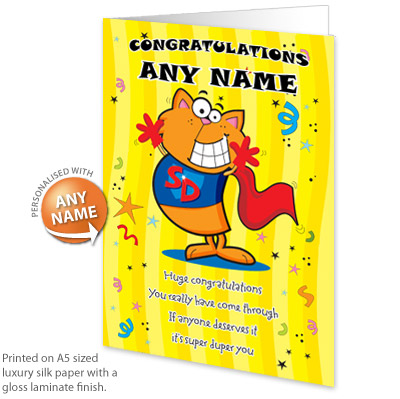Card - Congratulations Cat