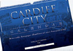 personalised Cardiff City Football A3 Calendar