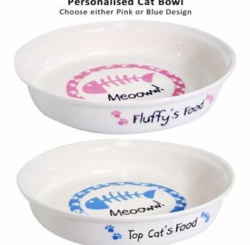 Personalised Cat Bowl 4315