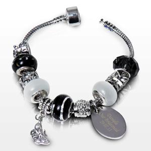 Charm Bracelet - Jet - 18cm