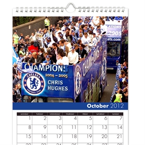Personalised Chelsea Legends Football Calendar