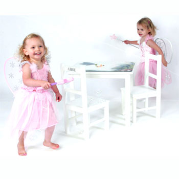 personalised Childand#39;s Table and Chairs