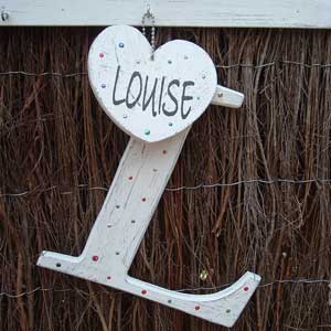 Personalised Childrens Plaque With Heart and