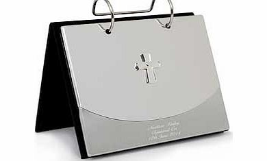 Personalised Christening Cross Two Tone 6x4 Album