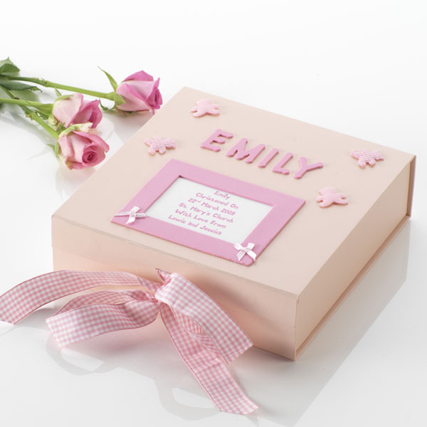 Personalised Christening Memory Box Standard