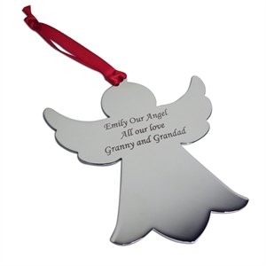 Personalised Christmas Decorations - Angel