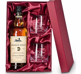 Personalised Christmas Whisky with Engraved