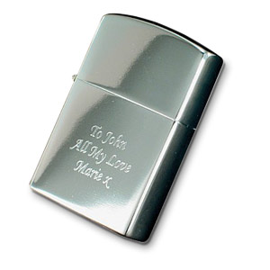 personalised Chrome Lighter