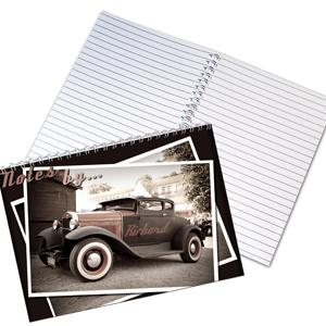 Personalised Classic Car A5 Notebook